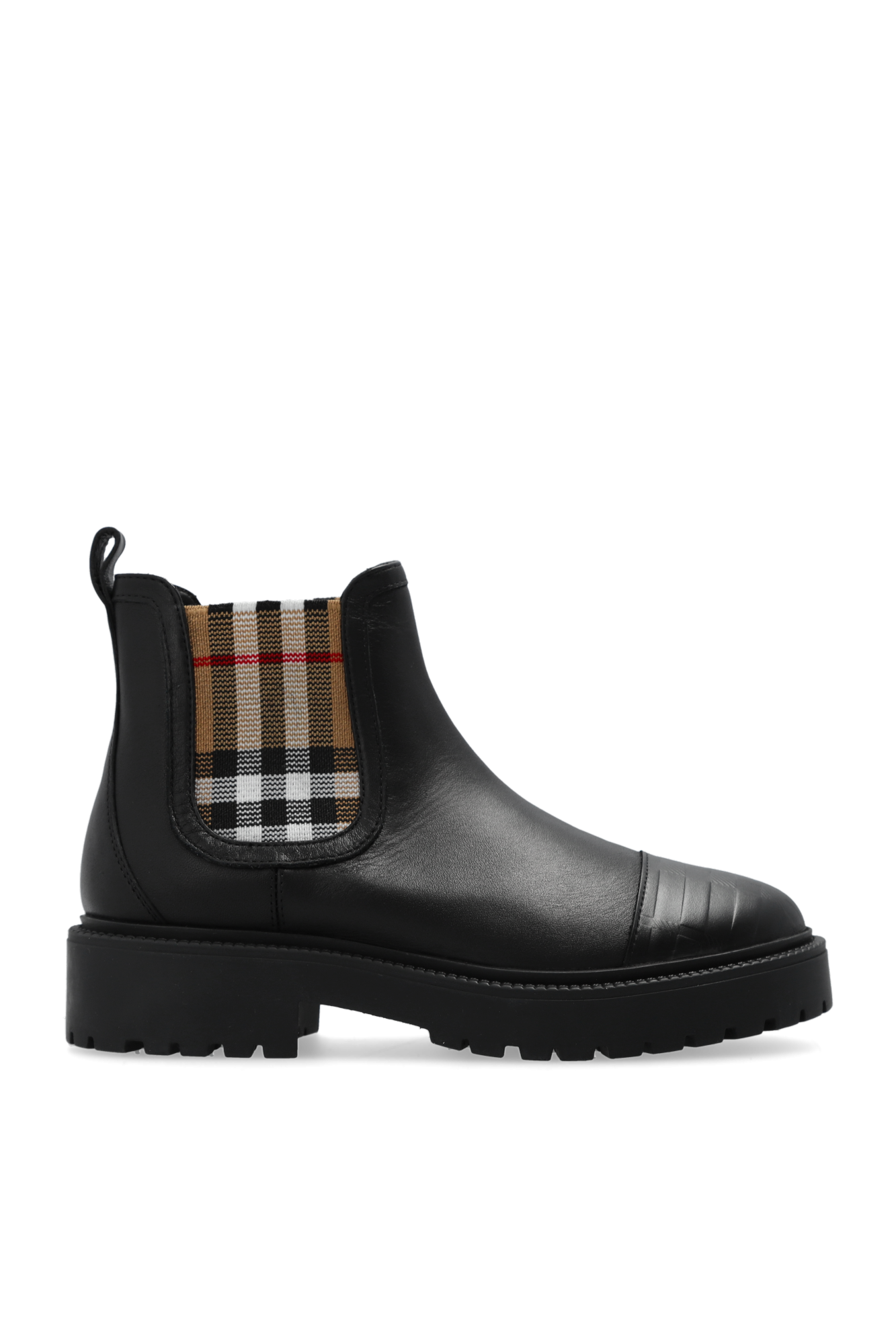 Burberry Kids Leather Chelsea boots