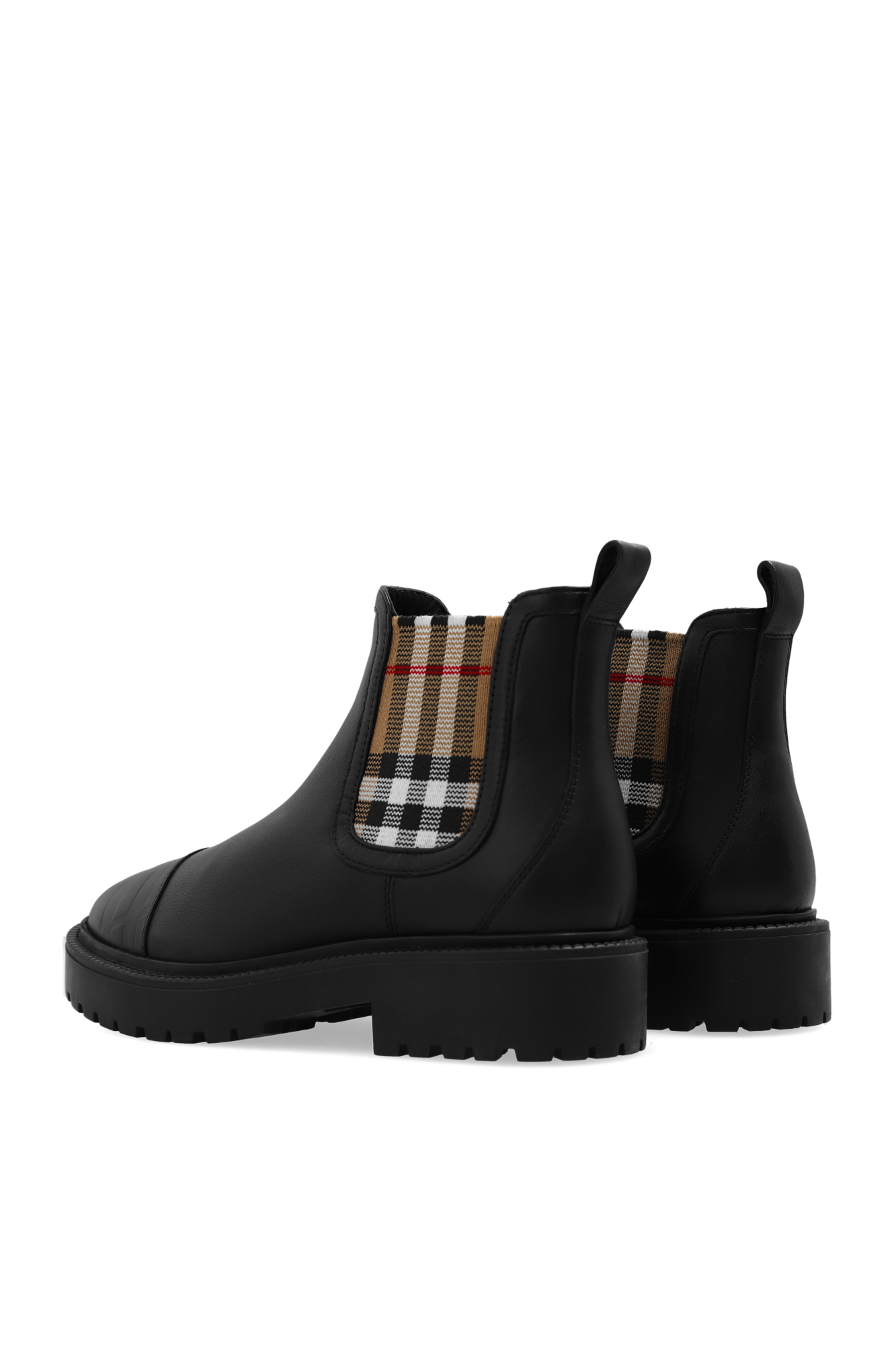 Burberry Kids Leather Chelsea boots
