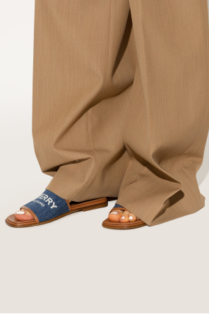 ‘carolyn’ denim slides od Burberry