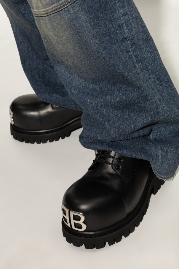 Balenciaga Leather boots Stomper
