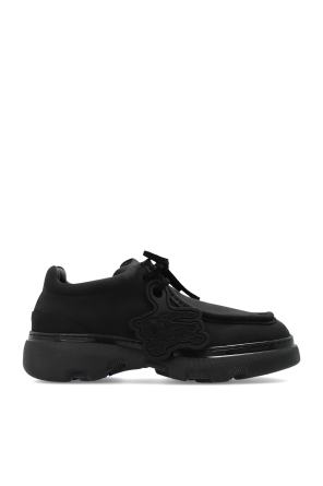 platform derby shoes burberry shoes black