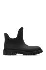 Burberry BLACK ‘Marsh’ short rain boots