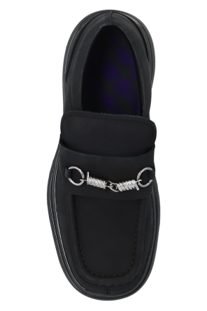 burberry cashmere-wool Embellished loafers