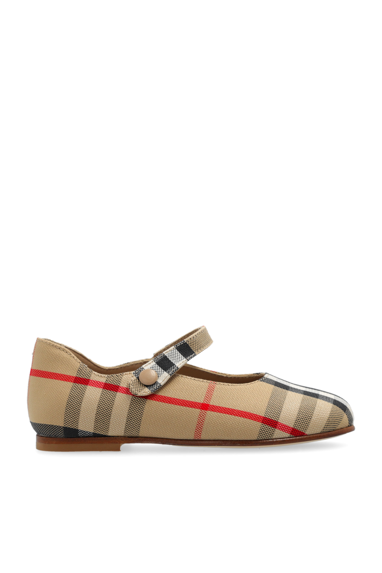 Burberry Kids ‘Seth’ checked ballet flats