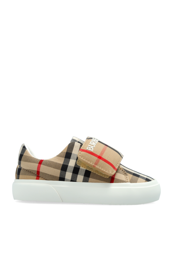 Sneakers with logo od Burberry Kids