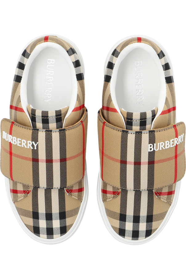 Burberry DRESS Kids Buty sportowe z logo