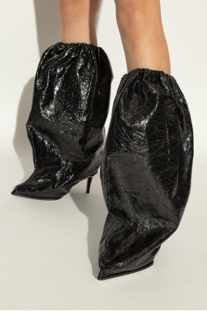 Leather heeled boots od Alexander McQueen