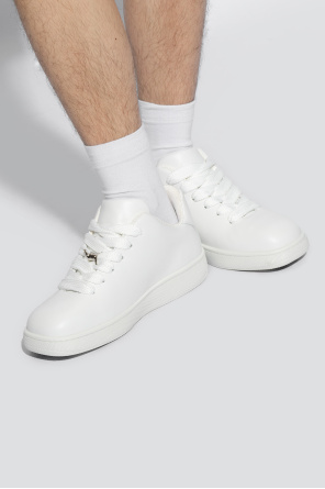 ‘box’ leather sneakers od Burberry