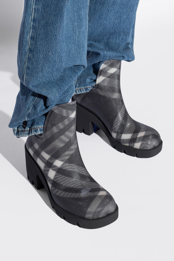 Burberry ‘Marsh’ heeled rain boots