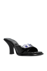Burberry BLACK ‘Bay’ heeled slippers