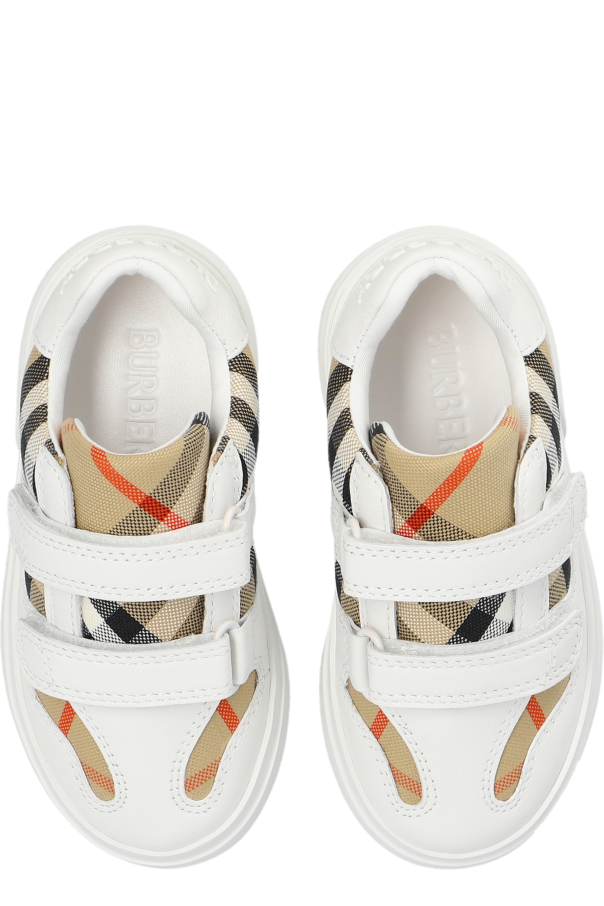 Burberry Kids Burberry Kids check pattern sneakers