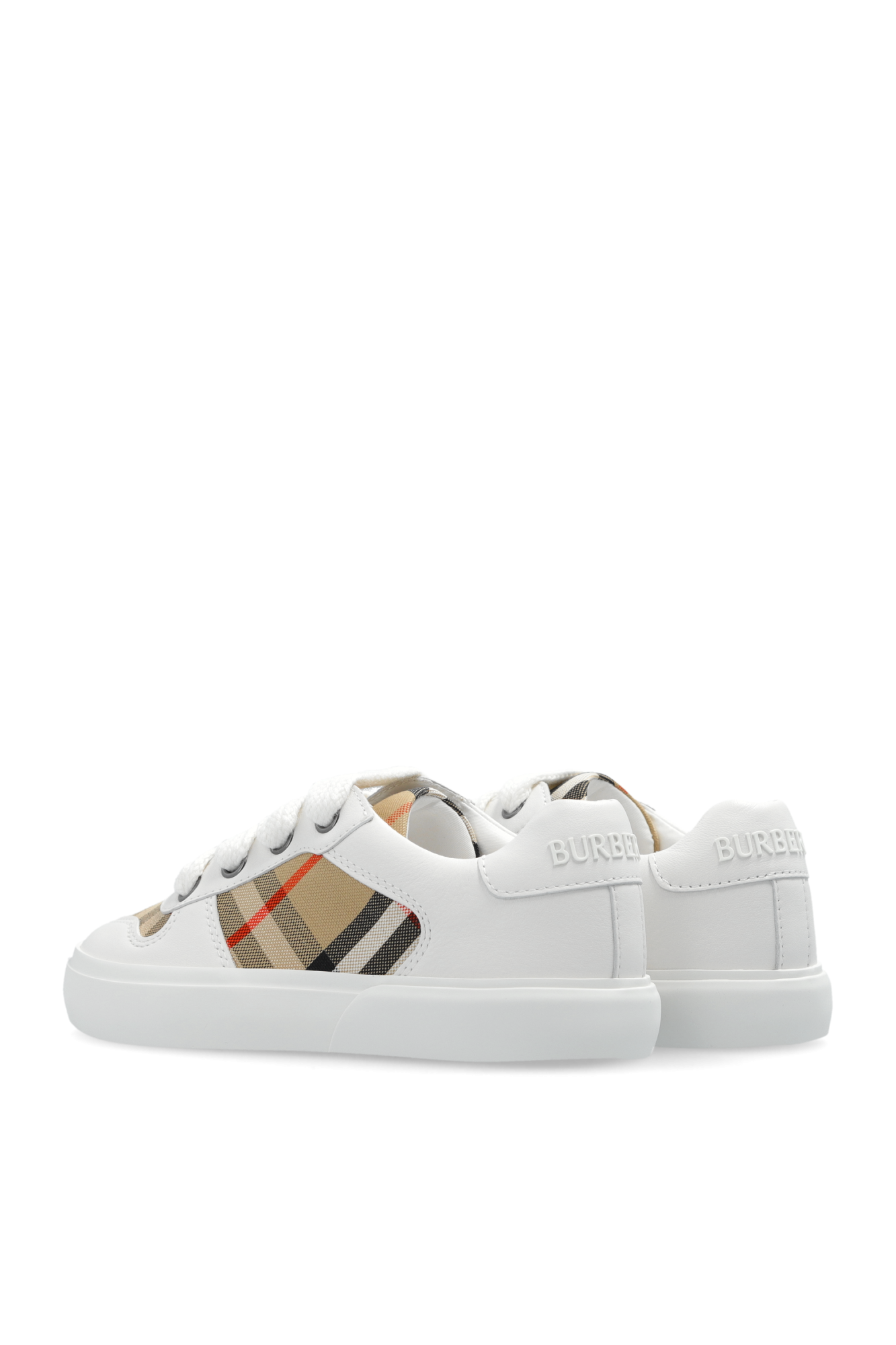 Burberry Kids Burberry Kids plaid pattern sneakers