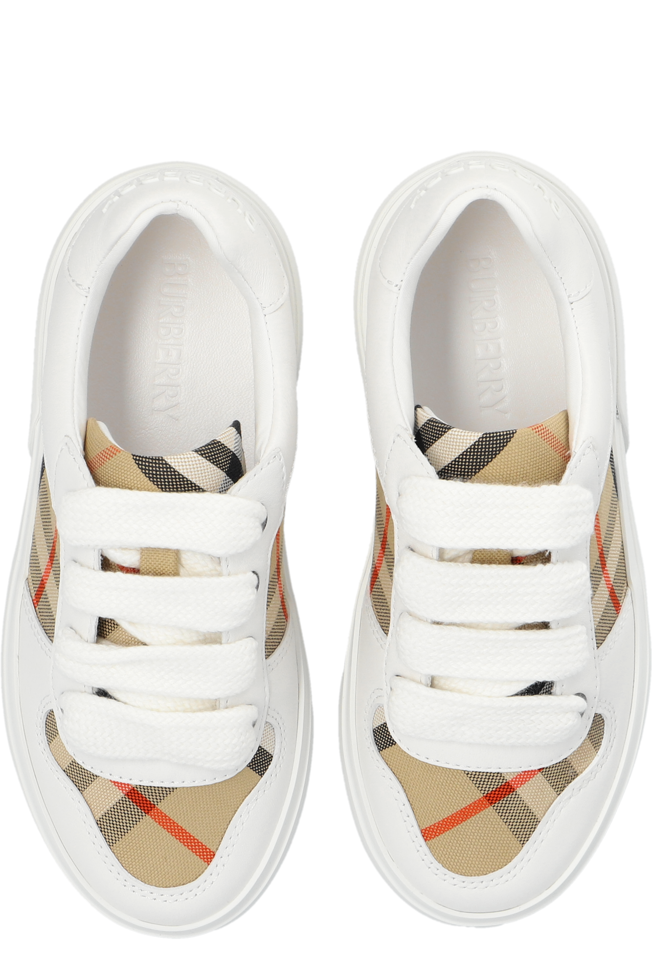 Burberry Kids Burberry Kids plaid pattern sneakers