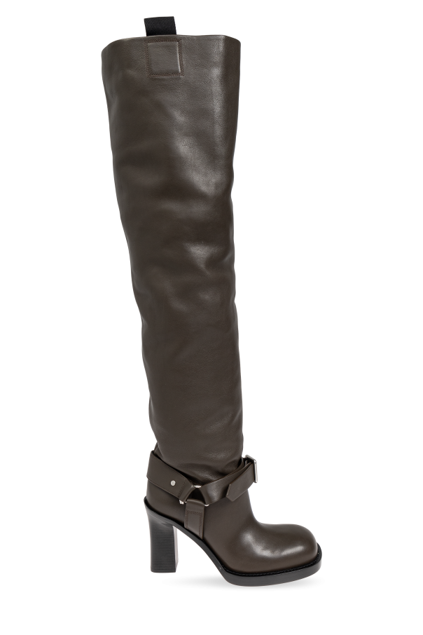 Burberry Leather Over-the-Knee Boots