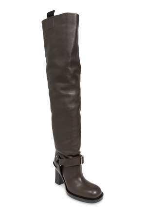 Burberry Leather Over-the-Knee Boots