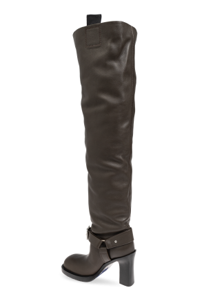 Burberry Leather Over-the-Knee Boots