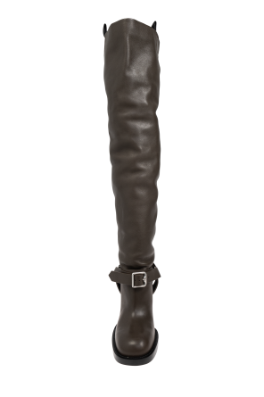 Burberry Leather Over-the-Knee Boots