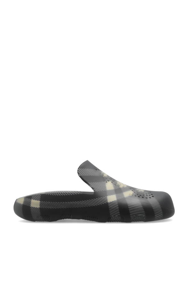 Burberry Rubber slides with perforation