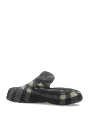 Burberry Rubber slides with perforation