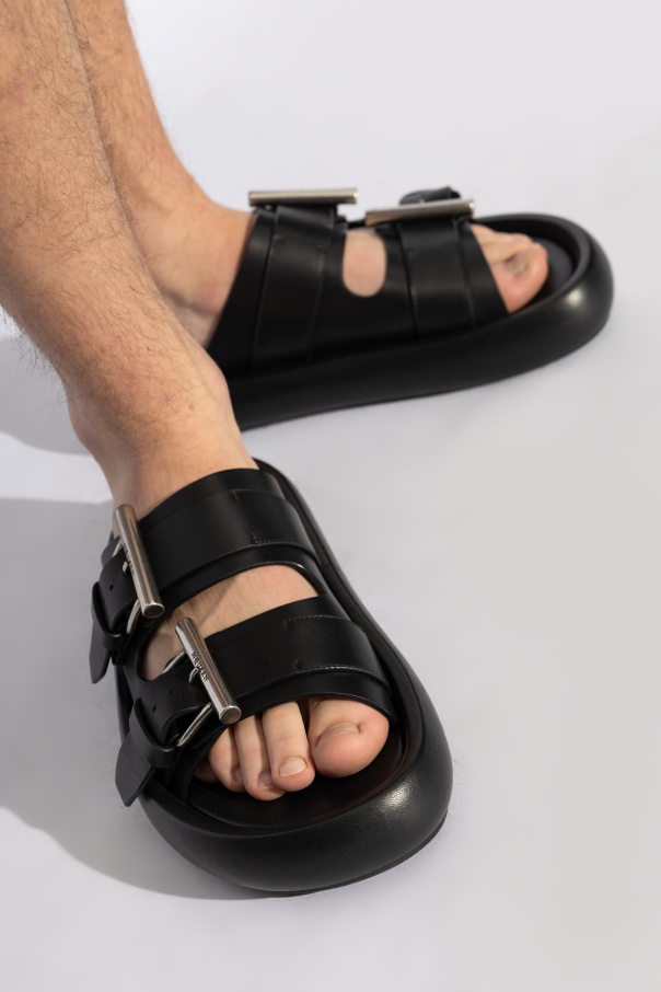 Alexander McQueen Slides with logo