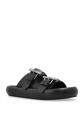 Alexander McQueen Slides with logo