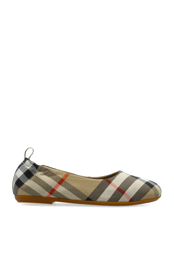 Burberry Kids Bailarinas con patrón de cuadros
