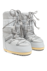 Moon Boot Kids GREY Snow Boots 'Icon Nylon'