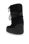Moon Boot BLACK Snow Boots 'Icon Quilt'