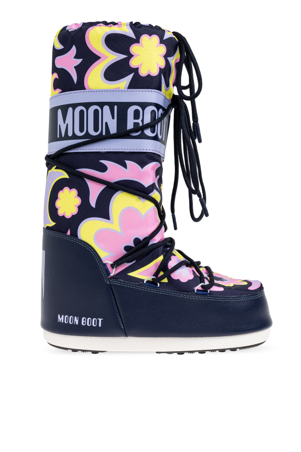 Moon Boot Snow Boots Icon Low Flower