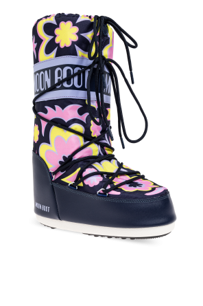 Moon Boot Snow Boots Icon Low Flower