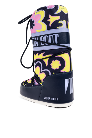 Moon Boot Snow Boots Icon Low Flower