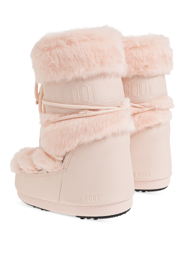 Moon Boot Kids Snow boots ‘MB ICON FAUX FUR’