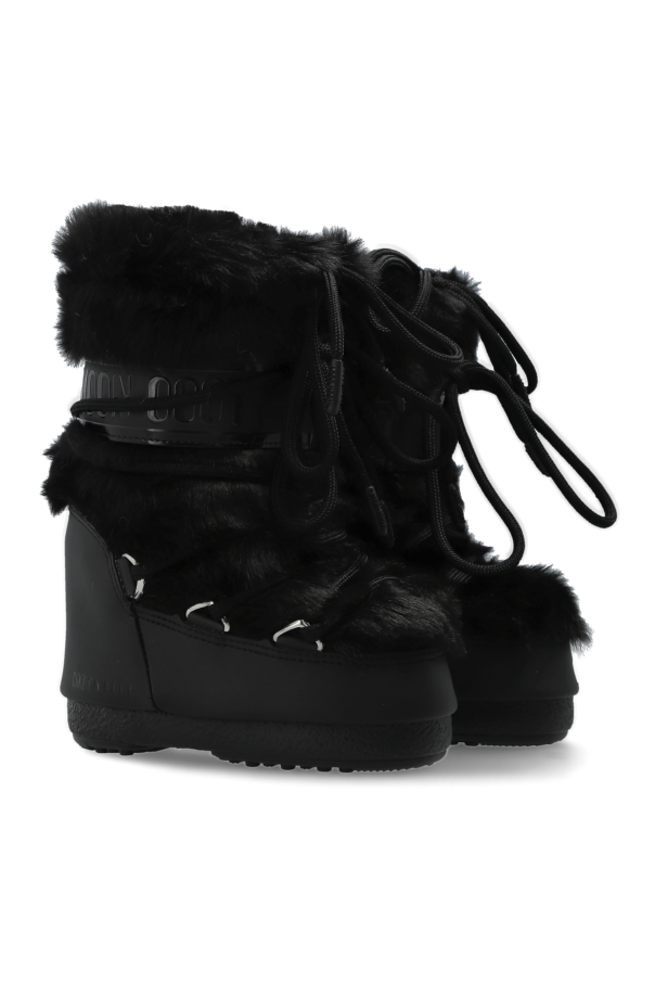 Moon Boot Kids Botas de neve ‘MB ICON FAUX FUR’