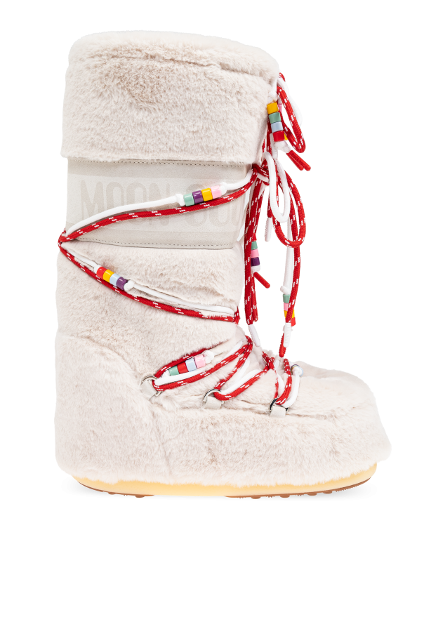 Moon Boot Śniegowce `Icon Faux Fur Beads`