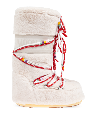 Śniegowce `icon faux fur beads` od Moon Boot