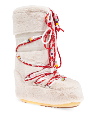 Moon Boot Snow Boots 'Icon Faux Fur Beads'