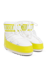 Moon Boot Kids WHITE Snow Boots 'Icon Nylon'