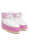 Moon Boot Kids WHITE Snow Boots Icon Low Nylon