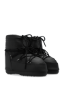 Moon Boot Kids BLACK Snow Boots 'Icon Low Rubber'