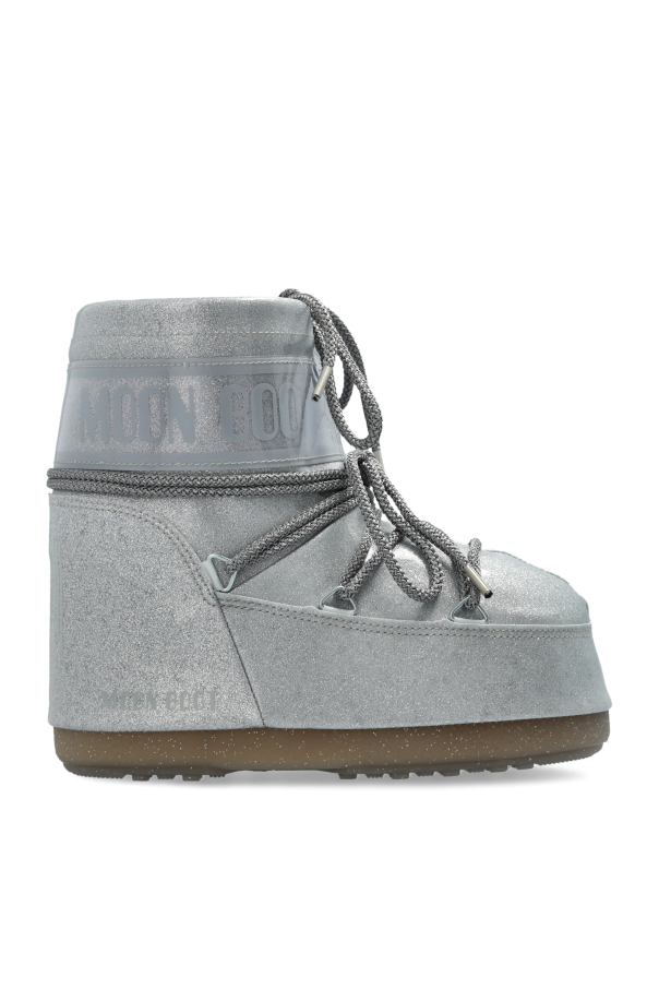 Moon Boot Kids Śniegowce `Mb Icon Low Glitter`