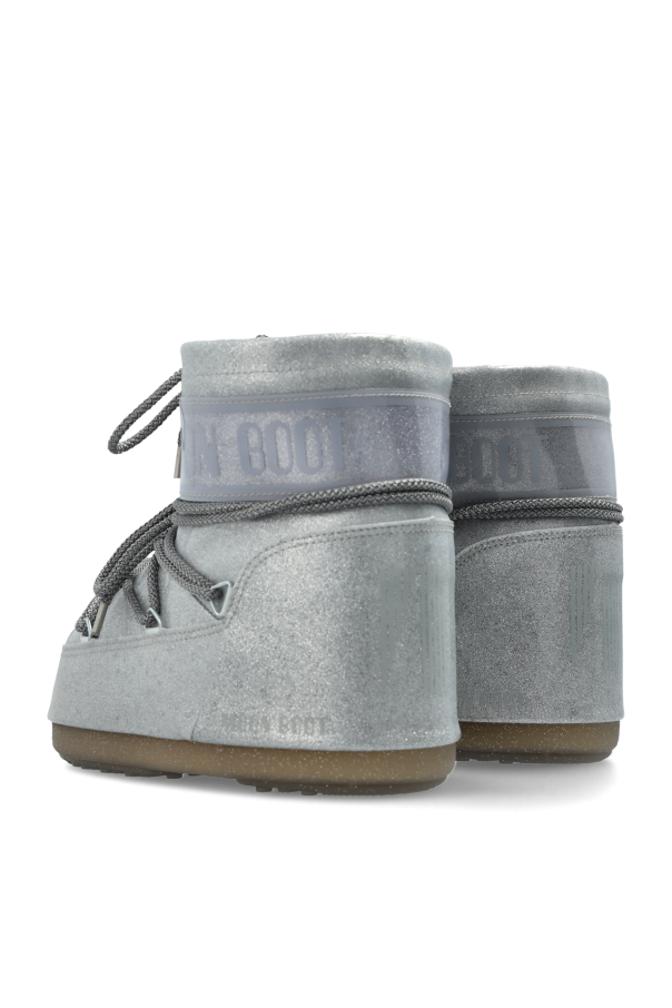 Moon Boot Kids Śniegowce `Mb Icon Low Glitter`