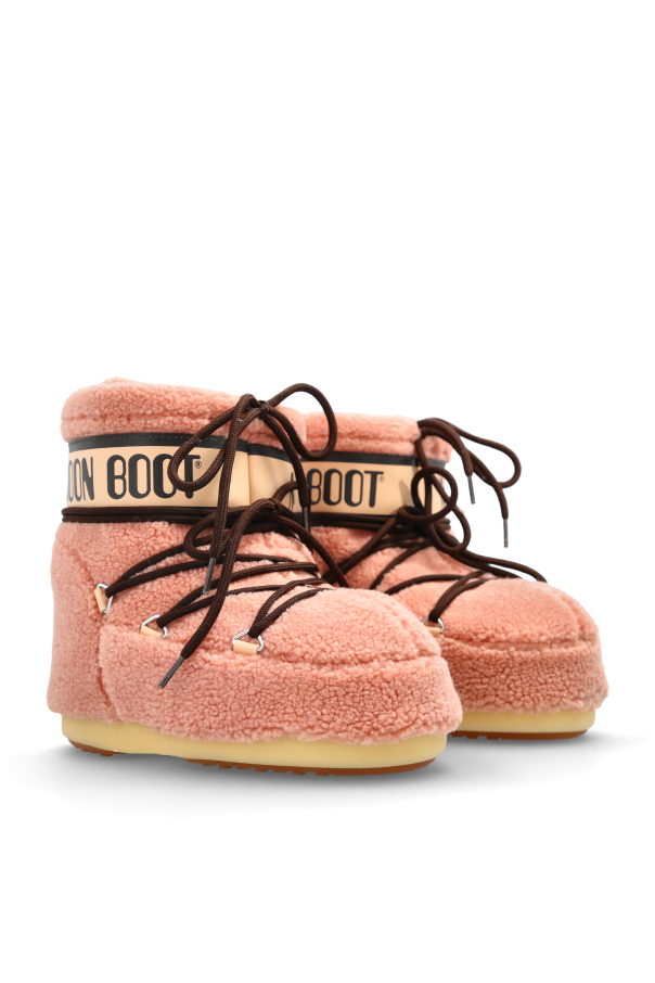 Moon Boot Kids ‘Icon Low Fleece’ snow boots