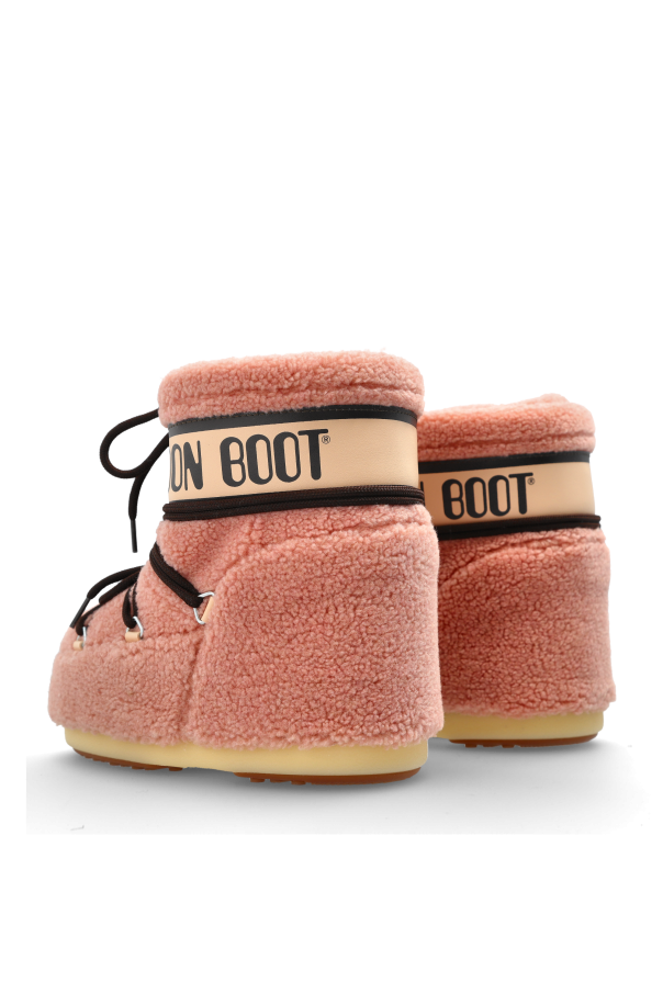 Moon Boot Kids ‘Icon Low Fleece’ snow boots