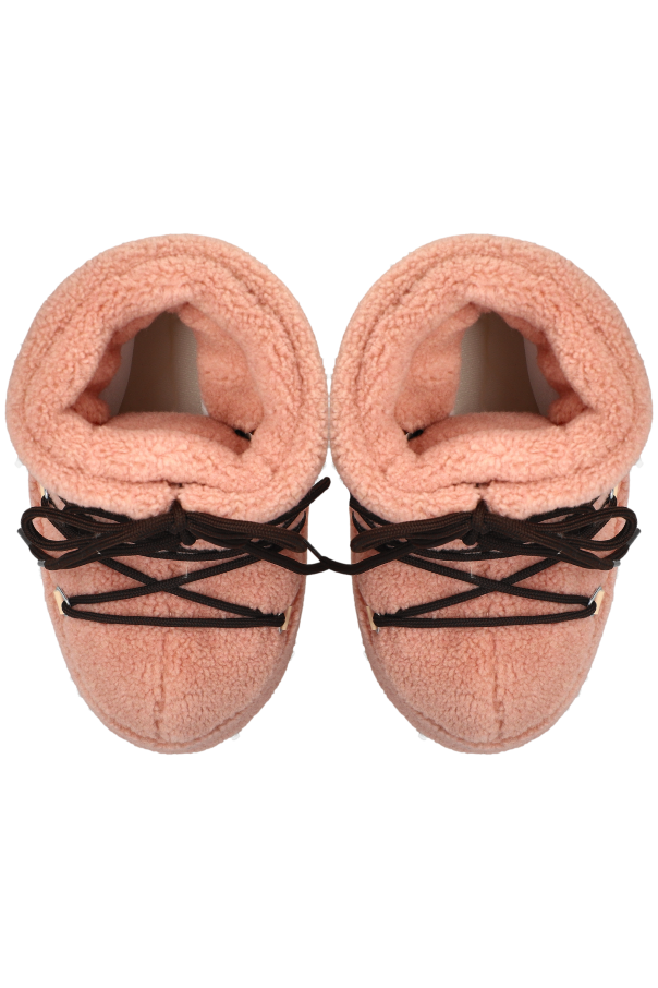 Moon Boot Kids ‘Icon Low Fleece’ snow boots