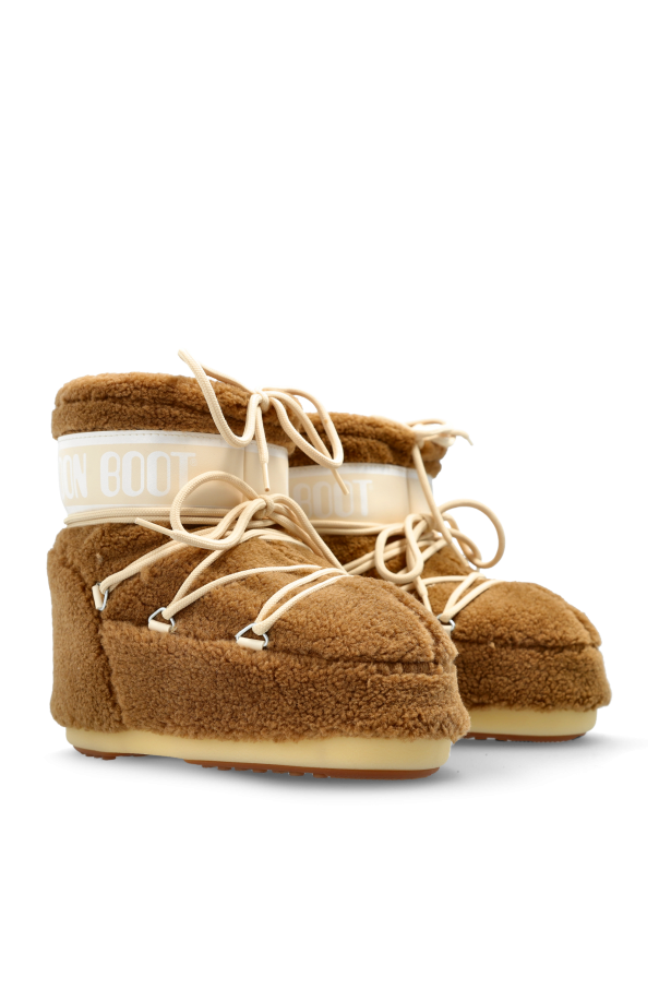 Moon Boot Kids ‘Icon Low Fleece’ snow boots