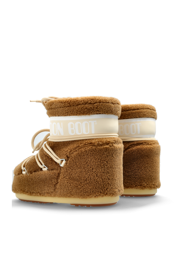Moon Boot Kids ‘Icon Low Fleece’ snow boots