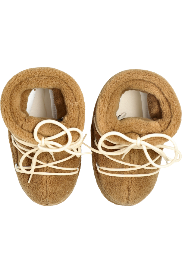 Moon Boot Kids ‘Icon Low Fleece’ snow boots