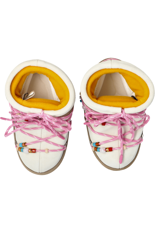 Moon Boot Kids Śniegowce ‘MB X GIR ICON LOW SUEDE BEADS’