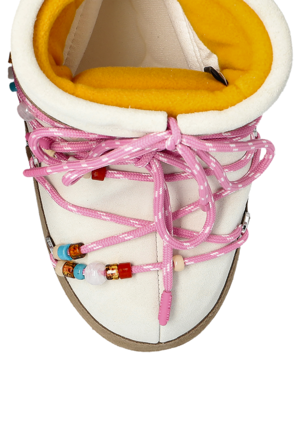 Moon Boot Kids Śniegowce ‘MB X GIR ICON LOW SUEDE BEADS’