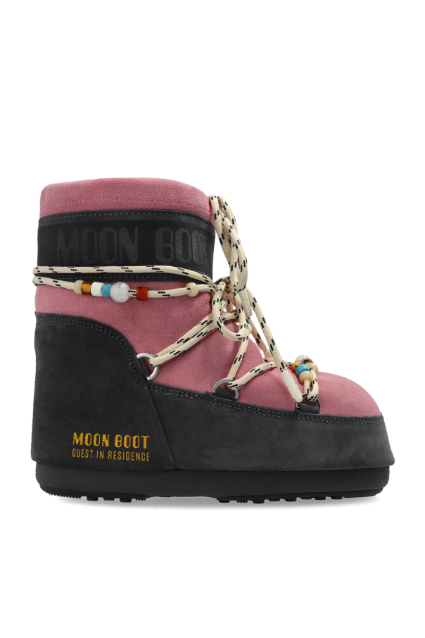 Snow Boots `X Gir Icon Low Suede Beads` od Moon Boot Kids